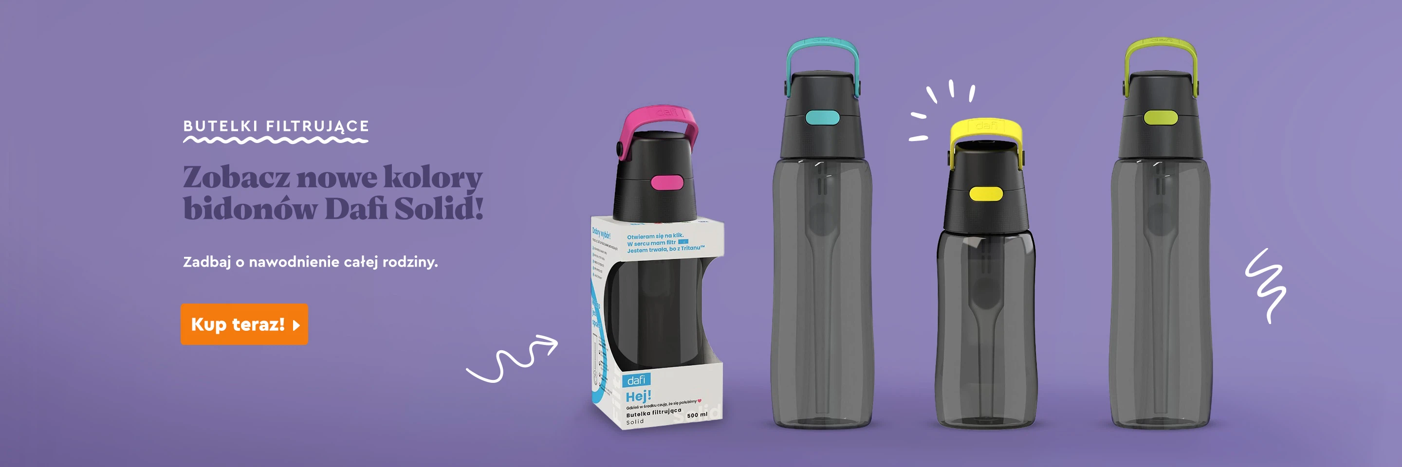 Zobacz nowe kolory bidonów Dafi Solid